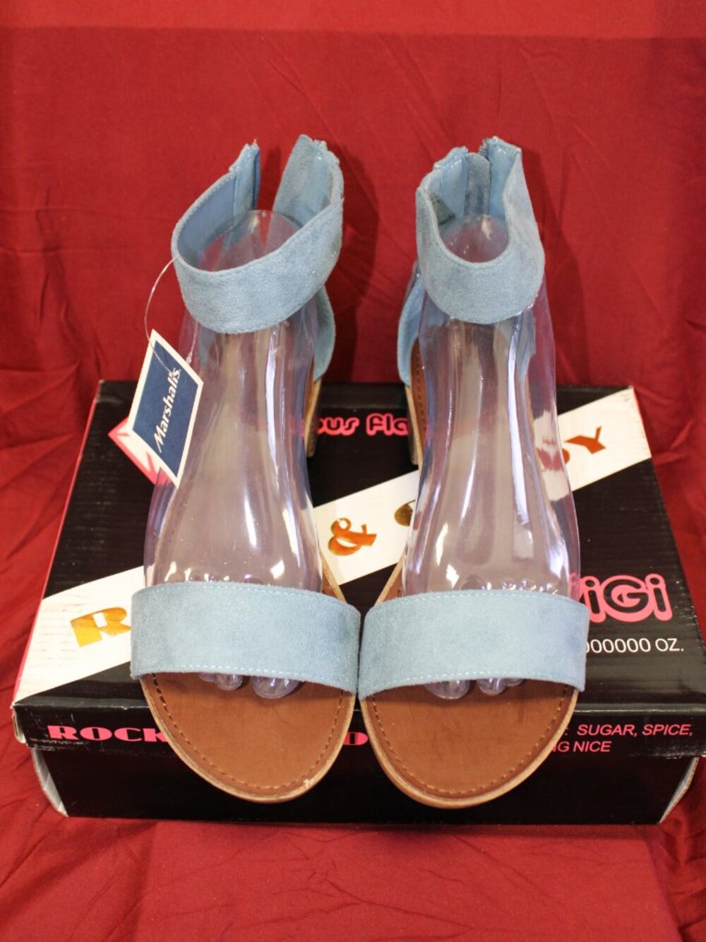 Rock & Candy Nancie ankle strap block-heel sandals Size 9